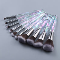 Crystal Makeup Brushes Powder Foundation - east2cart.uk