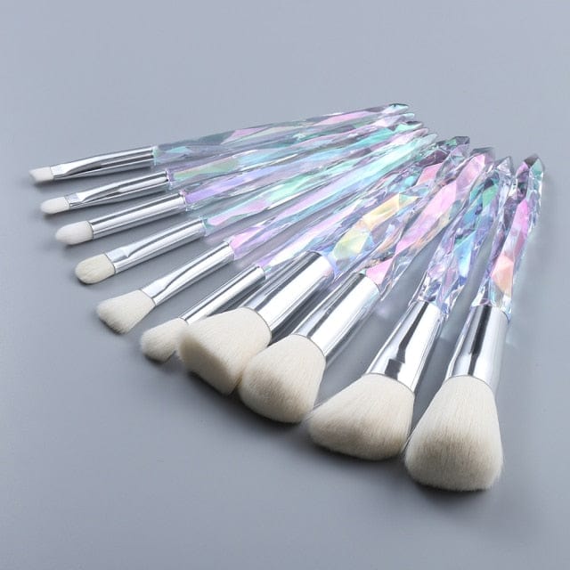 Crystal Makeup Brushes Powder Foundation - east2cart.uk