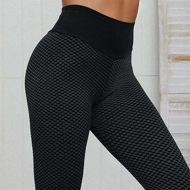 Grid Tights Yoga Pants - east2cart.uk