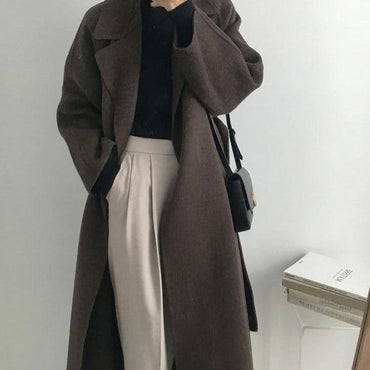 French Style Warm Trench Coat