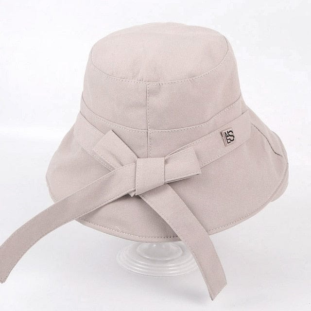 Panama Bow Tied Bucket Hat