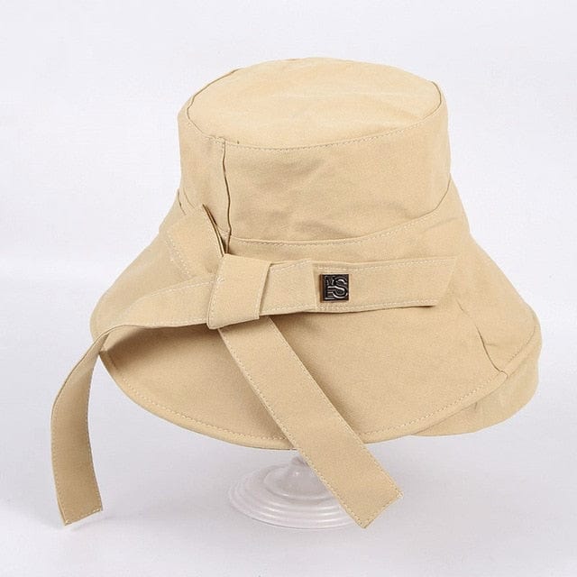 Panama Bow Tied Bucket Hat