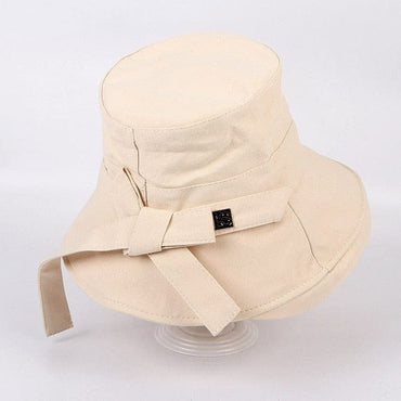 Panama Bow Tied Bucket Hat