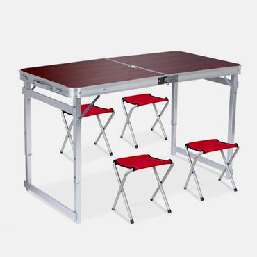 Outdoor Folding Table Chair   Camping Aluminium Alloy Picnic Table Waterproof Ultra-light Durable Folding Table Desk For - east2cart.uk