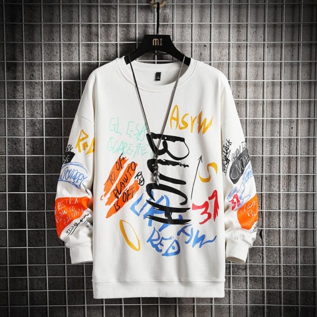 Oversized Hip Hop Men's Sweatshirt