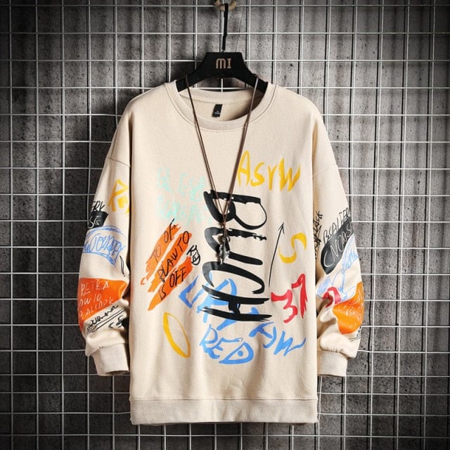 Oversized Hip Hop Men's Sweatshirt