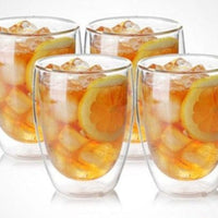 Transparent Heat-resistant Double Wall Glass Mugs - east2cart.uk