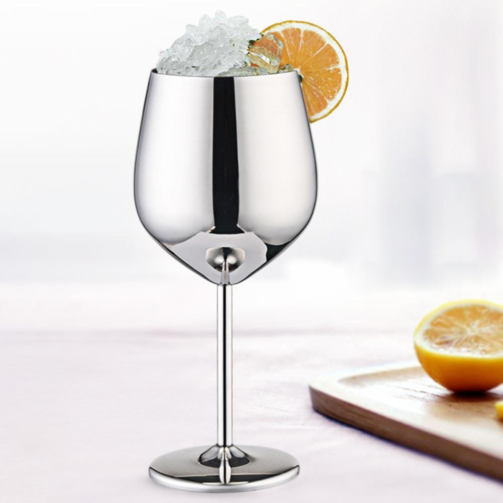 500mL Stainless Steel Champagne Goblet - east2cart.uk