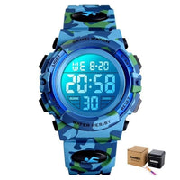 SKMEI Military Kids Sport Watches 50M Waterproof Electronic Wristwatch Stop Watch Clock Children Digital Watch For Boys Girls - east2cart.uk