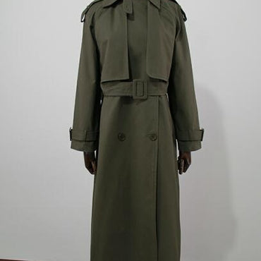 Casual Double breasted Classic Long Trench coat