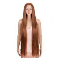 Synthetic Deep Part Long Straight Wig - east2cart.uk