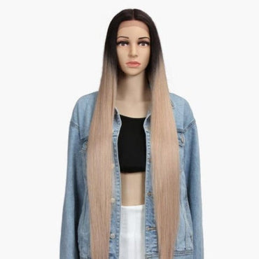 Synthetic Deep Part Long Straight Wig - east2cart.uk