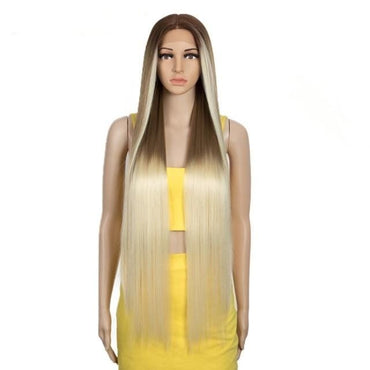 Synthetic Deep Part Long Straight Wig - east2cart.uk