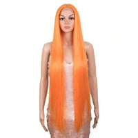 Synthetic Deep Part Long Straight Wig - east2cart.uk