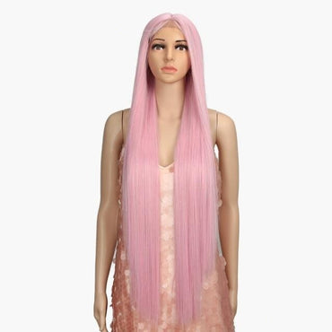 Synthetic Deep Part Long Straight Wig - east2cart.uk