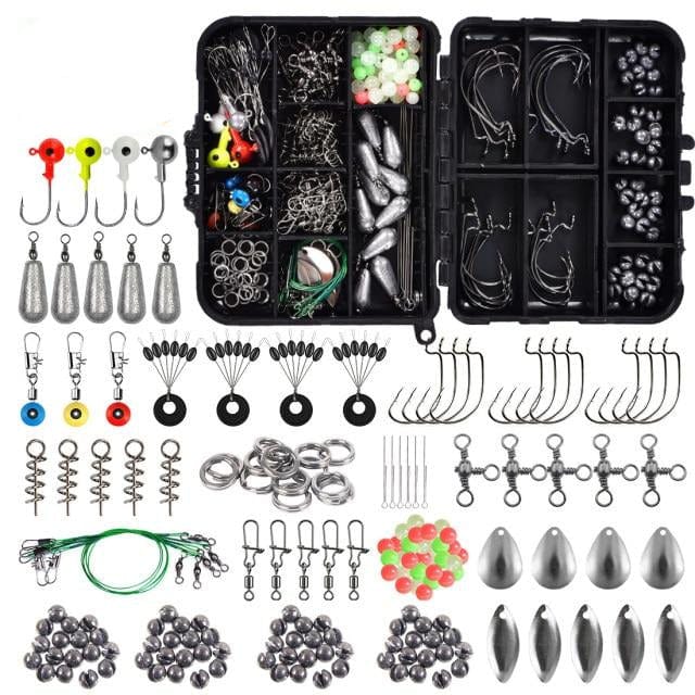 246pcs/box Fishing Tackles Accessories Kit - east2cart.uk