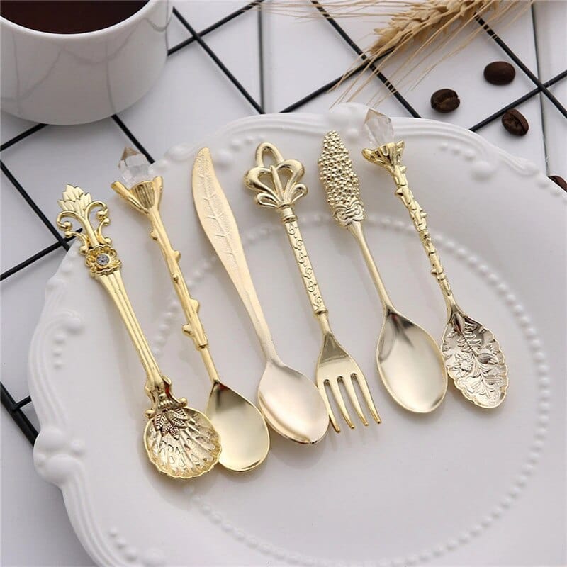 6pcs Luxury Dessert Cutlery Set