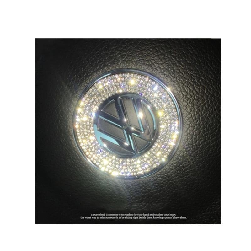 Volkswagen Steering Wheel Bling Sticker Decorations