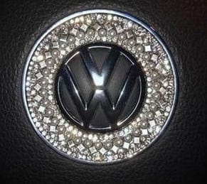 Volkswagen Steering Wheel Bling Sticker Decorations