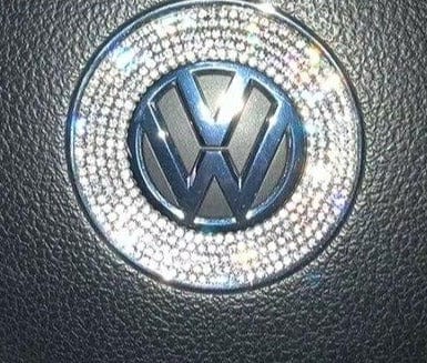 Volkswagen Steering Wheel Bling Sticker Decorations