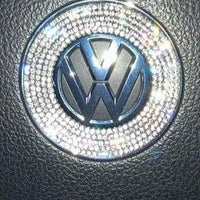 Volkswagen Steering Wheel Bling Sticker Decorations