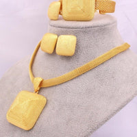 Dubai 24K Gold Plated Wedding Jewellery Set - east2cart.uk