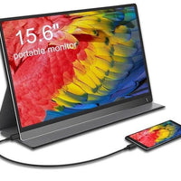 15.6" Portable Monitor Touchscreen built in Battery - east2cart.uk