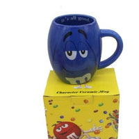 M bean large capacity coffee mugs breakfast tea milk cups and mugs with spoon ceramic expression drinkware 500ML - east2cart.uk