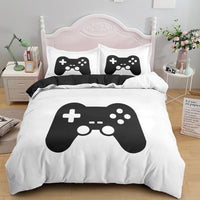 Boys Gamepad Print Comforter Bedding Set - east2cart.uk