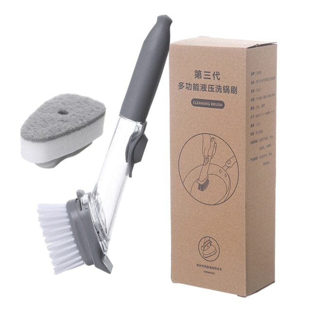 2 In 1 Long Handle Kitchen Clean Brush