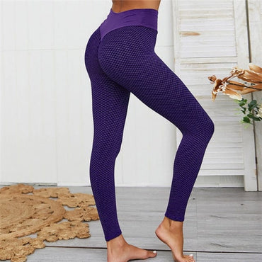 Grid Tights Yoga Pants - east2cart.uk