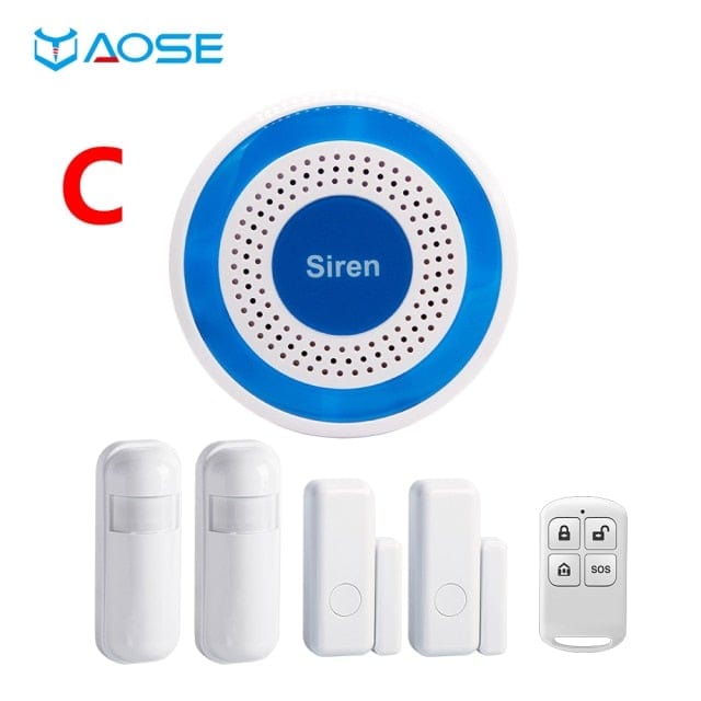 PIR Sensor Home Security Alarm System