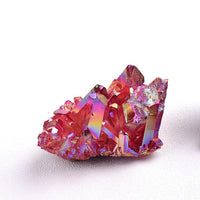 Crystal Quartz Electroplated Colourful  Ornament