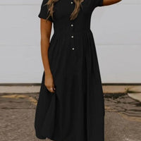 Ladies Long Linen Maxi Dress - east2cart.uk