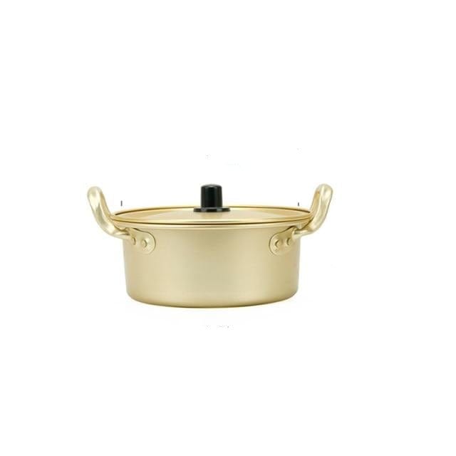 Golden Noodle Aluminium Pot With Lid - east2cart.uk