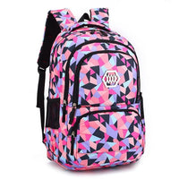Girls Stars Print Cute Backpack - east2cart.uk