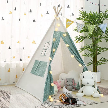 Children's Tipi Style Play Tent - east2cart.uk