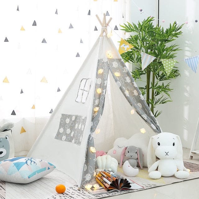 Children's Tipi Style Play Tent - east2cart.uk