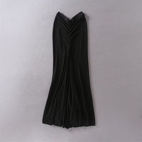 Tight Bodycon Pleated Long Skirt - east2cart.uk