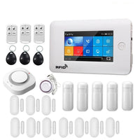 Touch Screen Burglar Alarm System