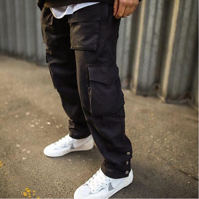 Men's Multi-Pocket Loose Track Pants - east2cart.uk