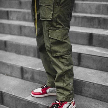 Men's Multi-Pocket Loose Track Pants - east2cart.uk