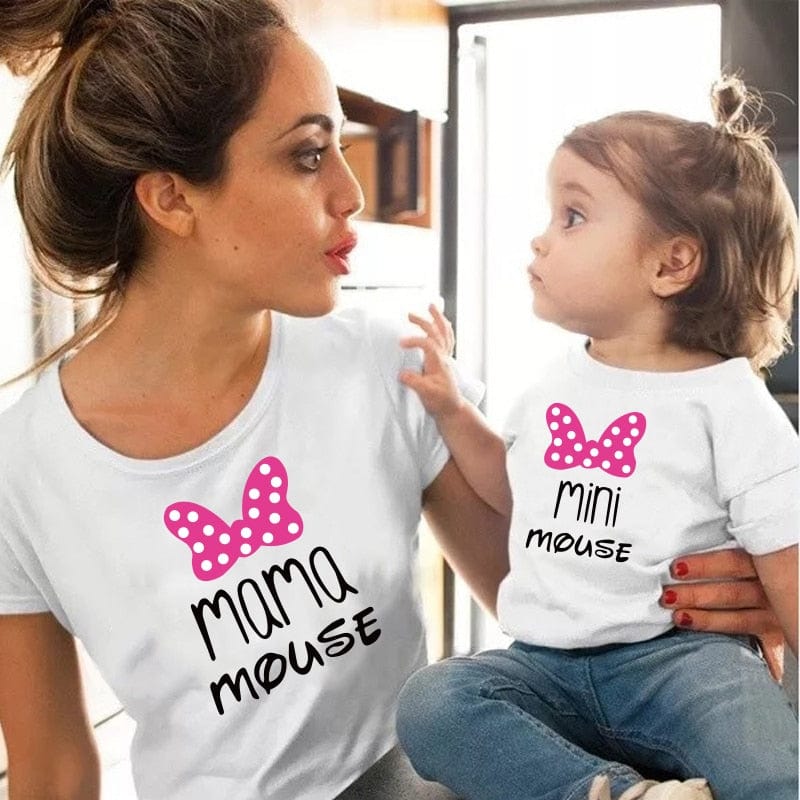 MAMA and MINI Matching Fashion T-Shirts