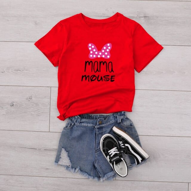 MAMA and MINI Matching Fashion T-Shirts