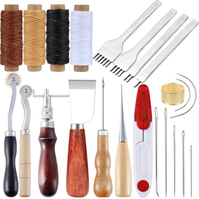 Professional Leather Craft DIY Tool Set