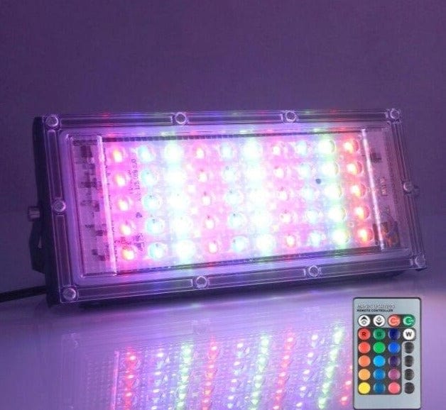 LED Outdoor Floodlight with Remote Control