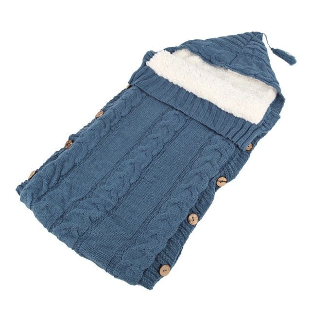 Warm Thick Knitted Baby Sleeping Bag 0-12 months