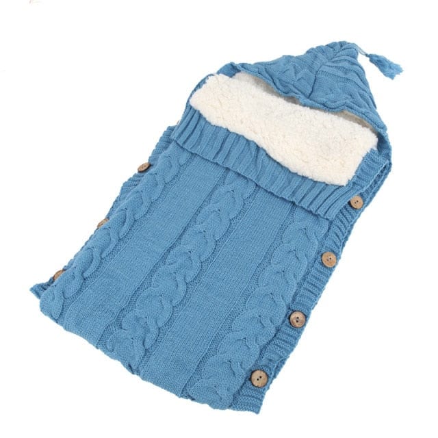 Warm Thick Knitted Baby Sleeping Bag 0-12 months