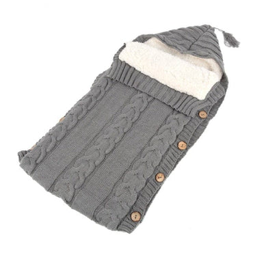 Warm Thick Knitted Baby Sleeping Bag 0-12 months