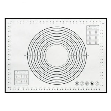 Large Silicone Kneading Pad Non-Stick Surface Rolling Dough Mat with Scale Kitchen Cooking Pastry Sheet Bakeware Baking Tools - east2cart.uk